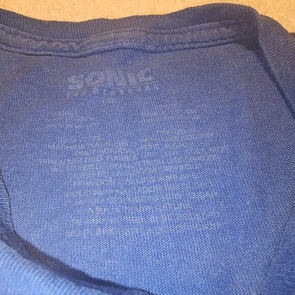 Sonic The Hedgehog Blue Graphic T-Shirt - Adult Men's Size Small - Picture 4 of 8